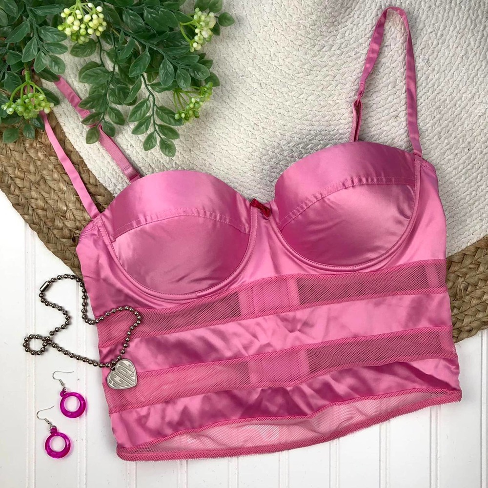 Y2K Bubblegum Bustier Top